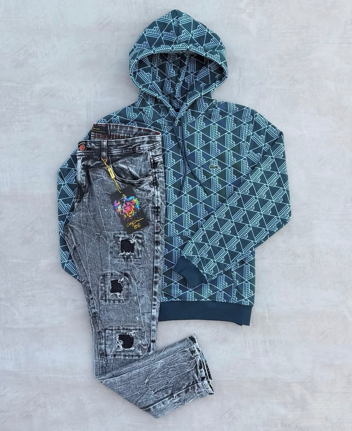 Kit Completo Lcst Monograma com Jeans Jogador