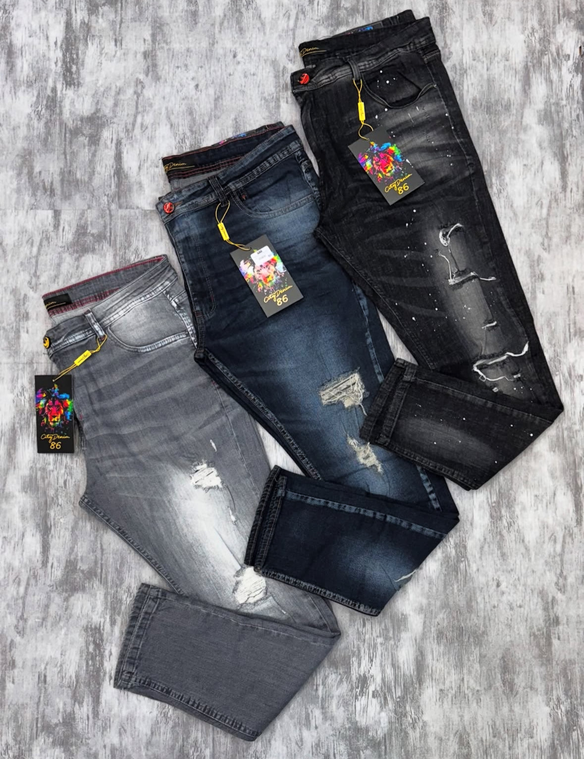 Kit 3 Calças Jeans Jogador
