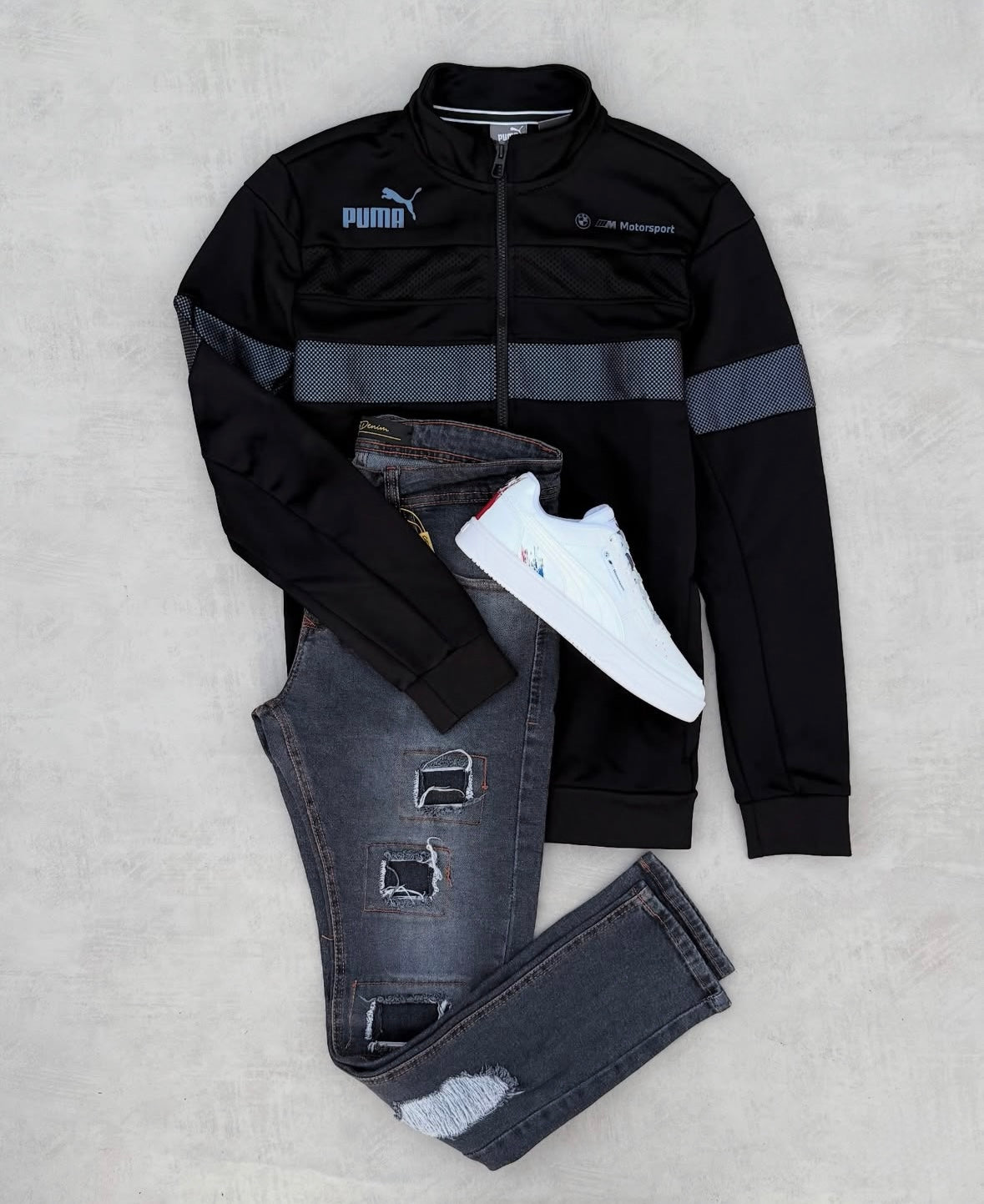 Kit Completo Pma BMW com Jeans Jogador 3 Peças