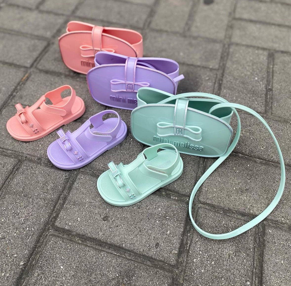 Kit Melissa Baby 3 Sapatilhas + 3 Bolsinhas de Brinde (OFERTA EXCLUSIVA CLUBE)