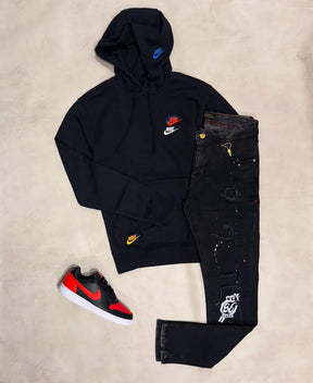 Kit Completo Frio NK Swoosh com Jeans e Tênis NK Ebernon